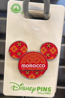 Disney Pins Parks Epcot World Showcase Morocco Mickey Icon Pin New with Card