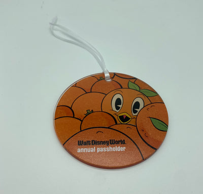 Disney WDW Orange Bird Oranges Annual Passholder Acrylic Christmas Ornament New