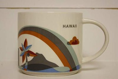 Starbucks You Are Here Hawaii Ceramic Coffee Mug New with Box