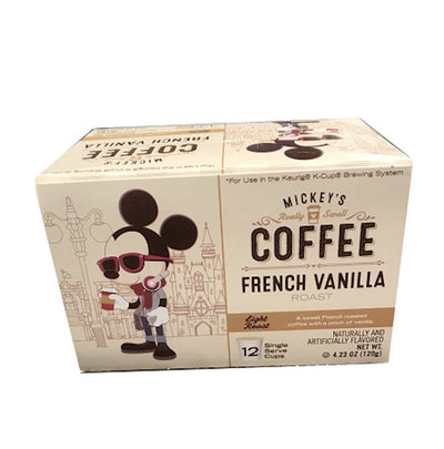 Disney Mickey's Coffee French Vanilla Roast 12 Keurig K-Cup New Sealed