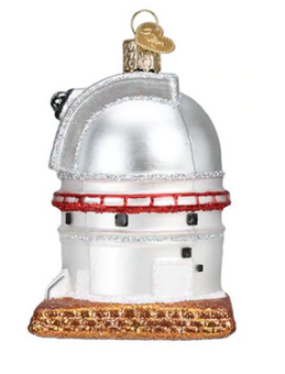 Old World Christmas Observatory Glass Christmas Ornament New with Box