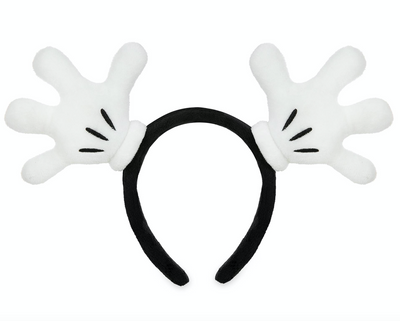 Disney Parks Mickey Mouse Gloves Ear Headband One Size New with Tag