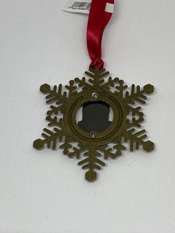 Universal Studios Harry Potter Hogwarts Express Train Snowflake Metal Ornament