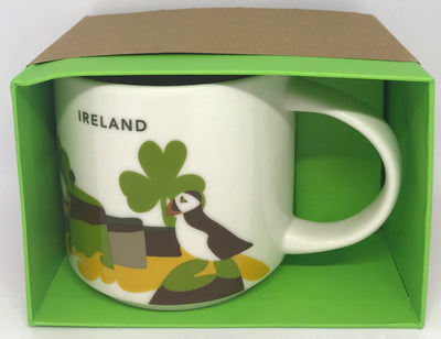 Starbucks You Are Here Ireland Ceramic Coffee Mug New with Box