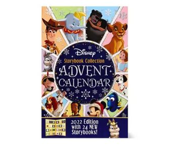 Disney Storybook Collection 2022 Advent Calendar with 24 New Storybooks New
