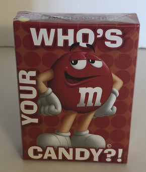 M&M's World Red Who's Your Candy?! Playing Card New with Box Sealed