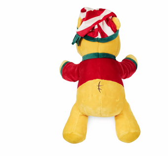 Disney Parks Winnie the Pooh Holiday Cuddleez Medium Plush New with Tag