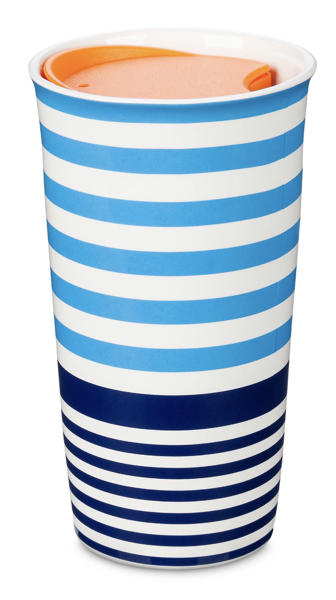Disney Parks Mickey Mouse Ceramic Coffee Travel Tumbler New