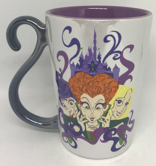 Disney Parks Hocus Pocus Sanderson Sisters Binx Cat Halloween Coffee Mug New
