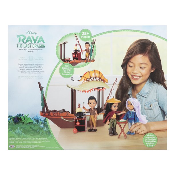 Disney Raya and The Last Dragon Crew Shrimp Boat Petite Playset New with Box
