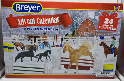 Breyer Horses Advent Calendar Christmas 24 Days of Surprises 40 pcs Included New