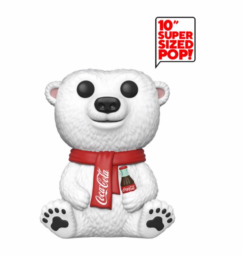 Funko POP Ad Icons: Coca-Cola Polar Bear 10-inch Funko Pop Vinyl New With Box