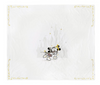 Disney Parks Mickey and Minnie Skating Fleece Holiday Throw Blanket New with Tag