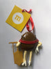 M&M's World Brown Character Sled Christmas Ornament New with Tag