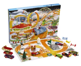 Mattel Hot Wheels 2022 Christmas Advent Calendar 24 Days Playset New with Box