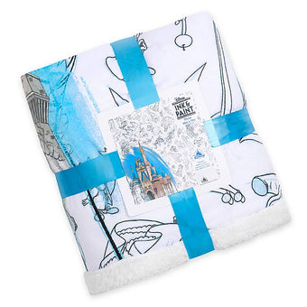 Disney Parks Ink & Paint Throw Walt Disney World New with Tags