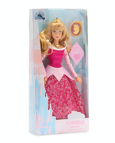 Disney Sleeping Beauty Classic Doll with Pendant Aurora New with Box