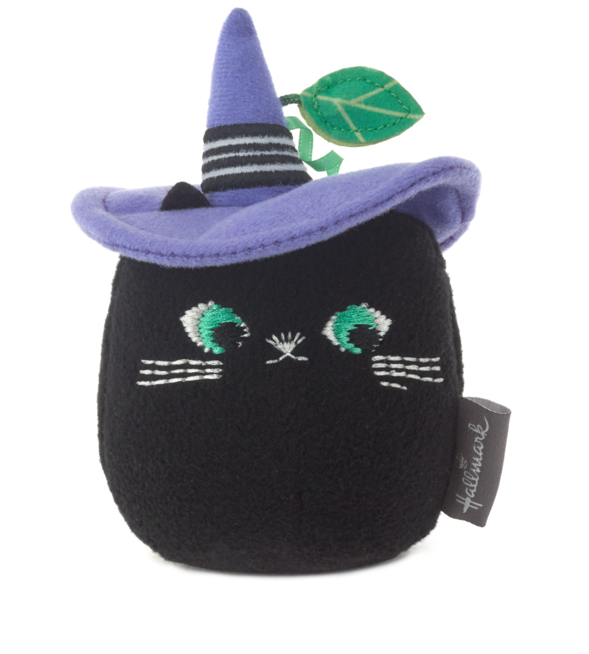 Hallmark Halloween Zip-Along Halloween Black Cat Plush New with Tag