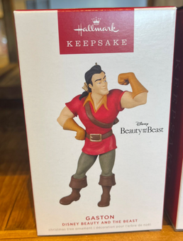 Hallmark 2022 Disney Beauty and the Beast Gaston Christmas Ornament New With Box