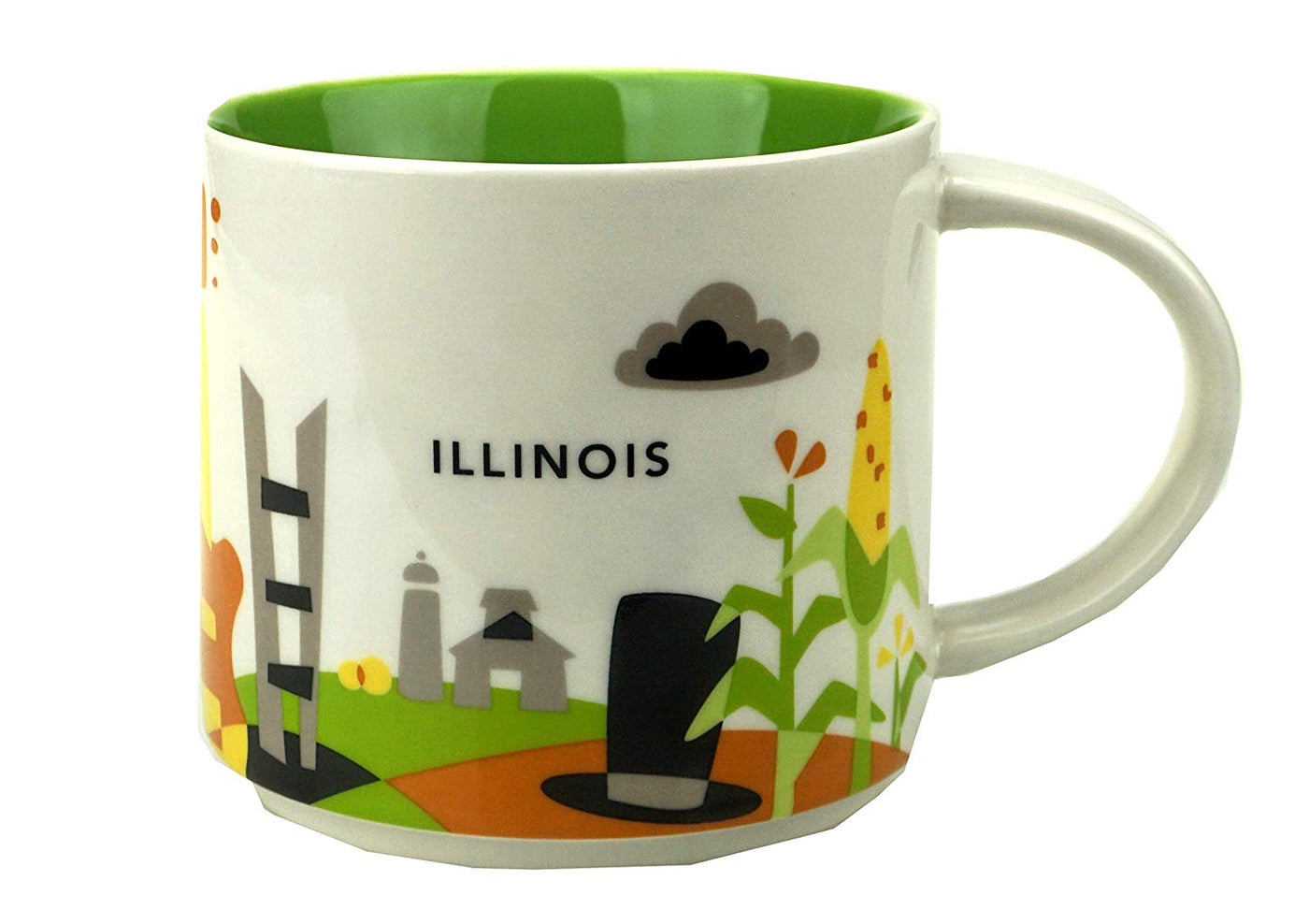 Starbucks You Are Here Illinois Ceramic Coffee Mug New with Box