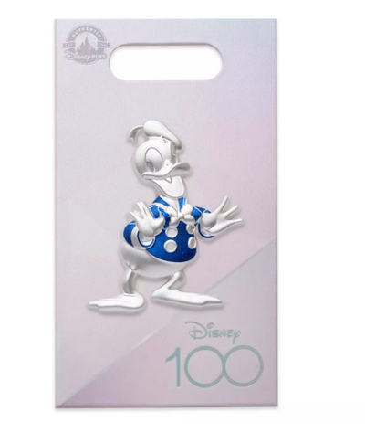 Disney 100 Years of Wonder Celebration Donald Duck 3D Pin New with Card