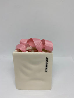 Starbucks 2019 Been There Florida Tote Bag Ornament Gift Card Holder Ceramic New