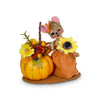 Annalee Dolls 2022 Thanksgiving Fall 5in Autumn Bouquet Mouse Plush New with Tag