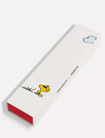 Swatch X Peanuts Grande Bracchetto Watch Snoopy Woodstock New with Box