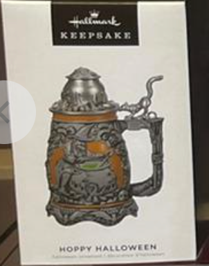 Hallmark 2022 Hoppy Halloween Beer Stein Christmas Ornament New With Box