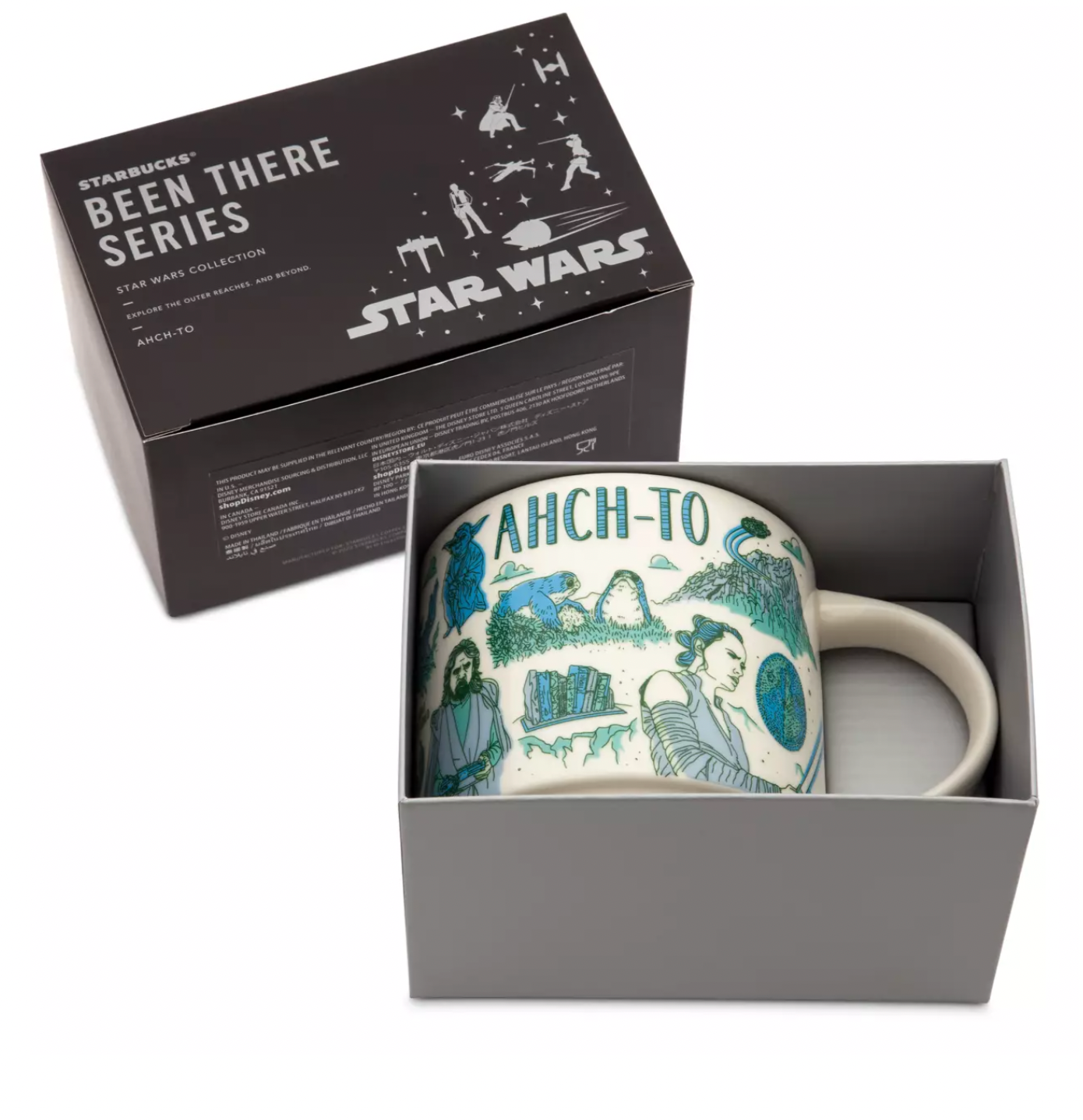 Disney Starbucks Been There Star Wars Ahch-To Ceramic Coffee Mug New with Box