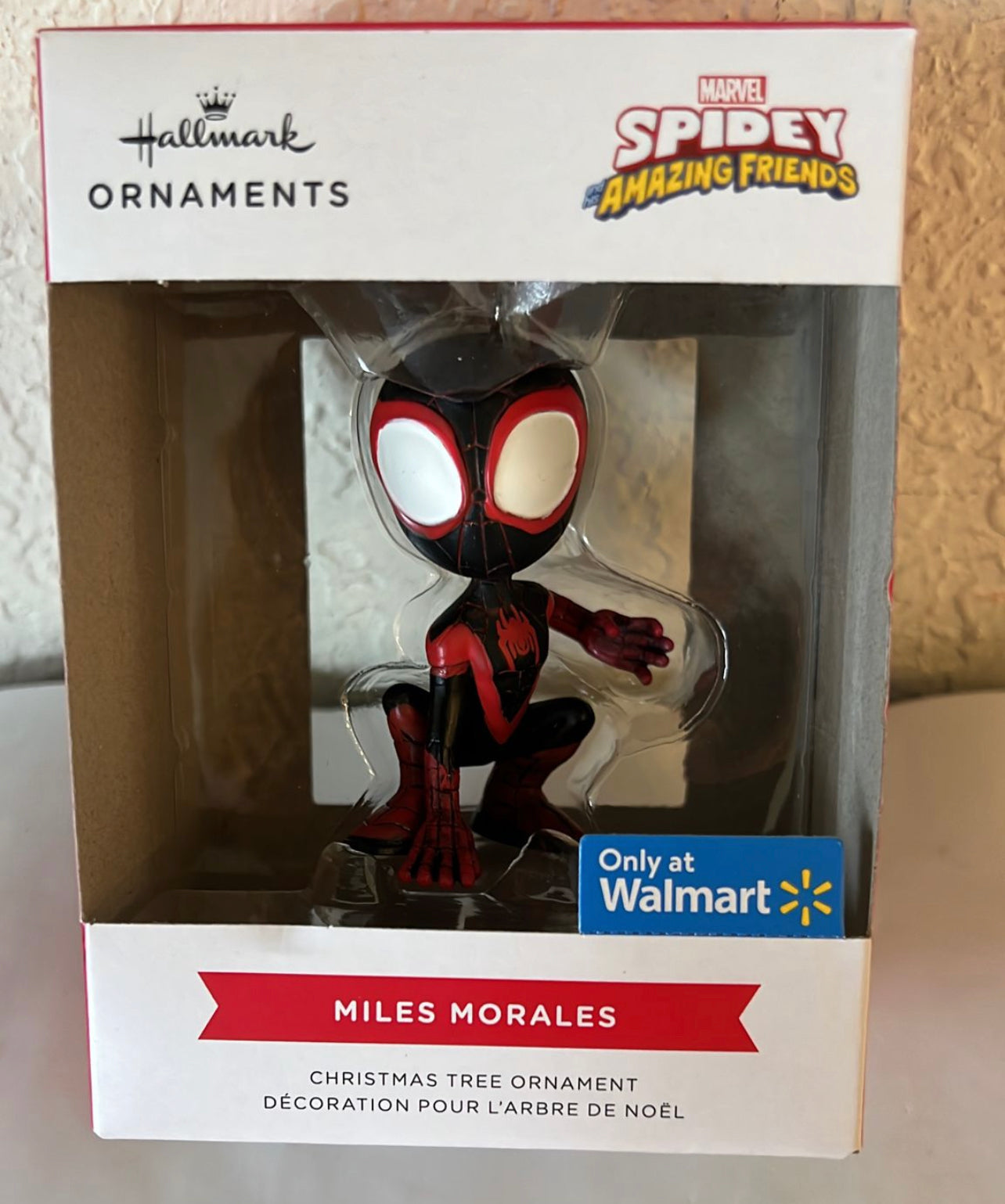 Hallmark Marvel Spidey Miles Morales Walmart Exclusive Christmas Ornament New