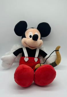 Disney Collection Valentine's Day Mickey Cupid Plush New with Tag