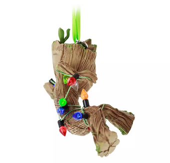 Disney Marvel Groot with Lights Sketchbook Christmas Ornament New with Tag