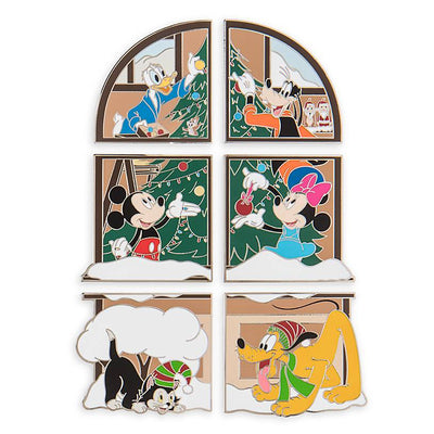 Disney Yuletide World of Disney Holiday Countdown Calendar Pin Set Limited New