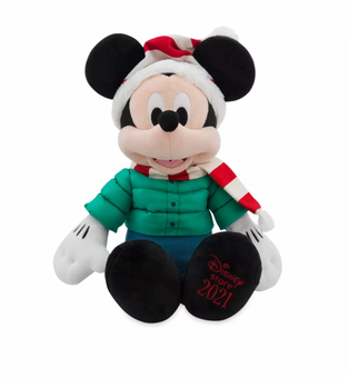 Disney Store Christmas 2021 Mickey Holiday Medium Plush New with Tag