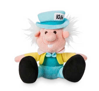Disney Mad Hatter Alice in Wonderland Tiny Big Feet Plush Micro New With Tags