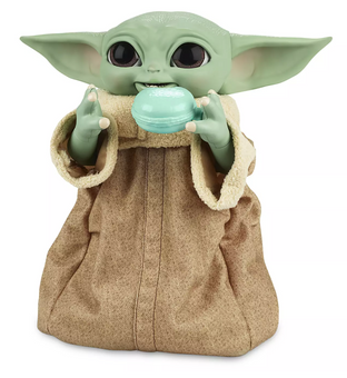 Disney Star Wars The Mandalorian Galactic Snackin' Grogu Interactive Toy New