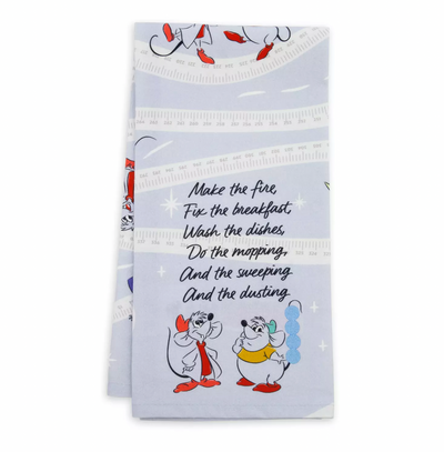 Disney Cinderella's Friends Jaq Gus Gus Suzy Perla Kitchen Towel New with Tag