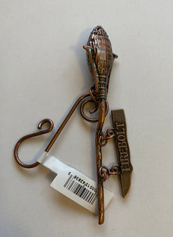 Universal Studios Harry Potter Firebolt Broom Christmas Ornament New Tag