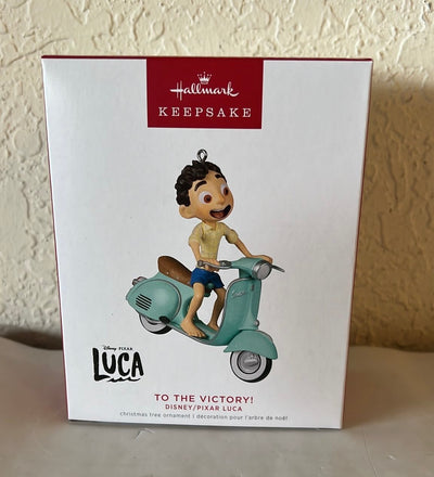 Hallmark 2022 Disney Pixar Luca To the Victory! Christmas Ornament New With Box