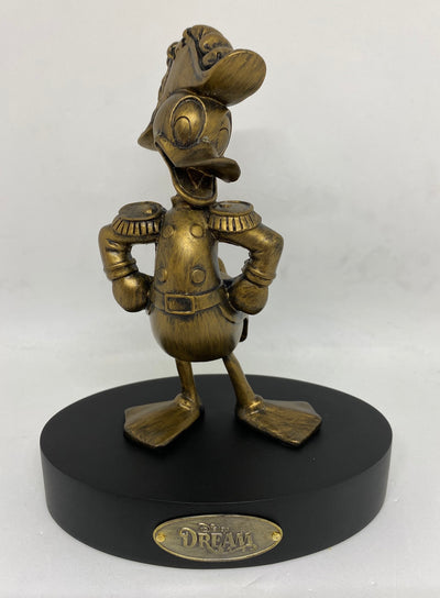 Disney Cruise Line Dream Admiral Donald Bronze Color Figurine New