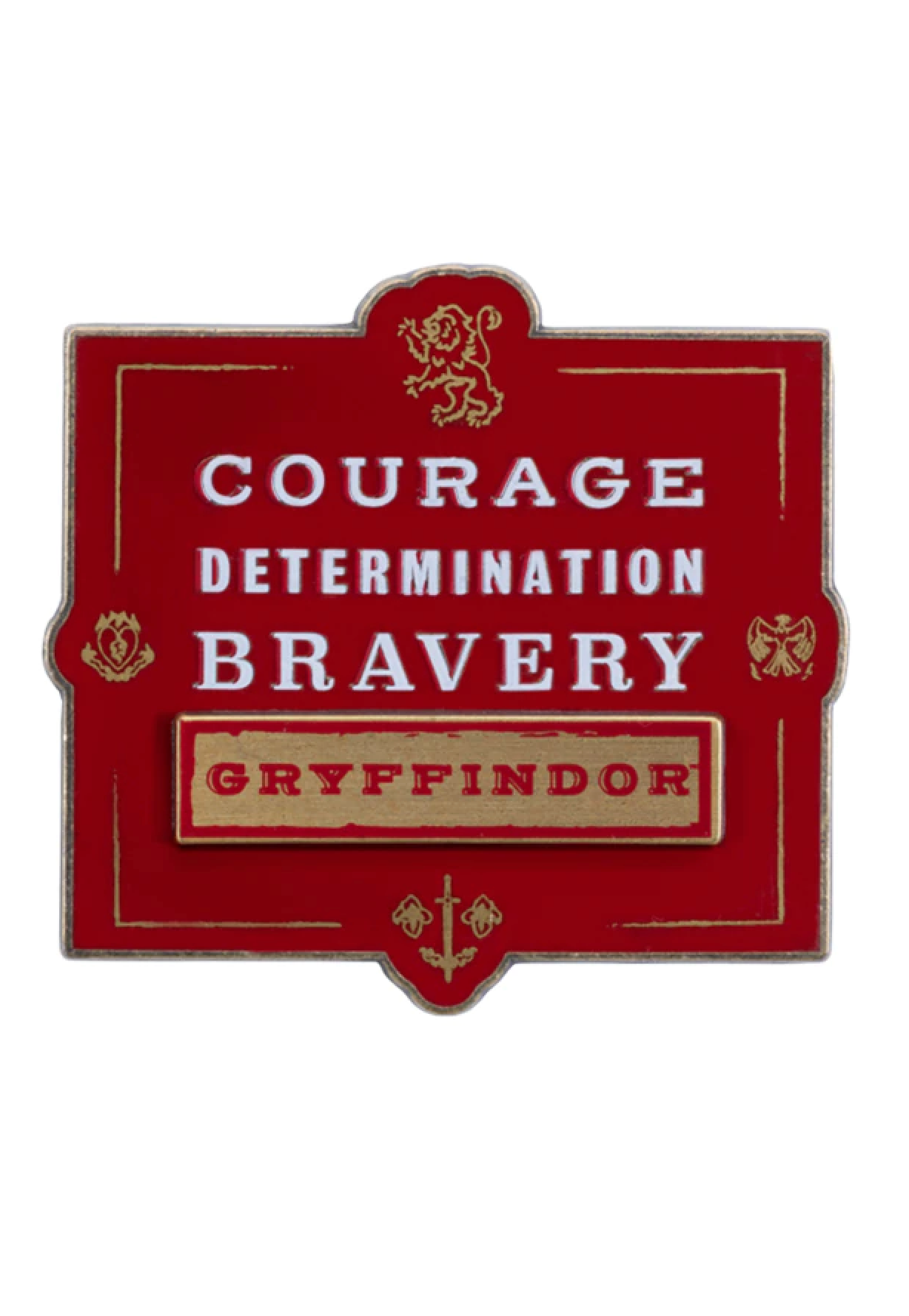 Universal Studios Harry Potter Gryffindor Courage Determination Bravery Pin New