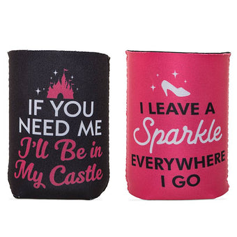 Disney Parks Fantasyland Beverage Holder Set New with Card