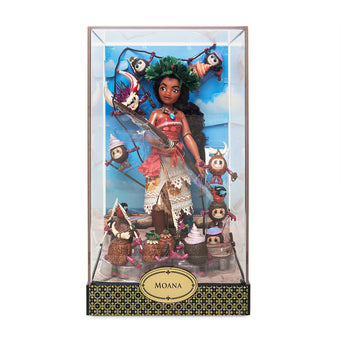 Disney Store Moana & Heihei Doll Set Designer Fairytale Limited New with Box