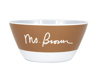M&M's World Brown Character Big Face Bowl New