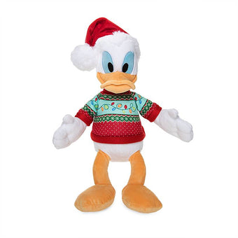 Disney Store Donald Duck Holiday Plush Doll Medium New with Tags