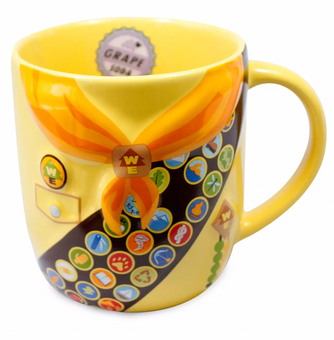 Disney Up Russell and Dug Ceramic Coffee 17oz Mug and Spoon Set New