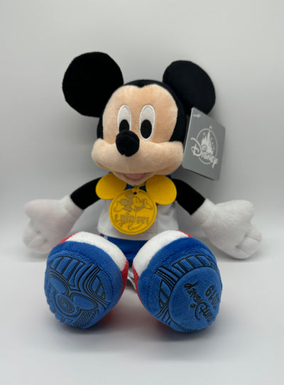 Disney Parks Authentic 2019 Mickey Run Marathon I Did It Plush New with Tags