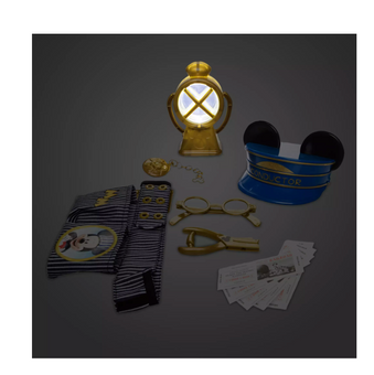 Disney Junior Mickey Train Conductor Toy Set with Light Up Lantern New with Box