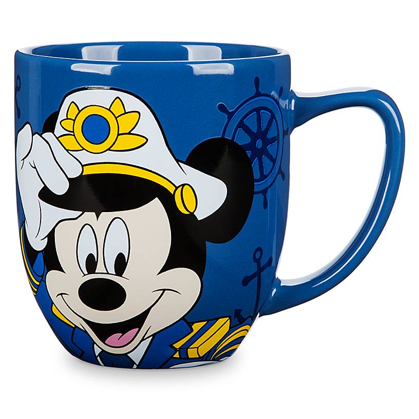 Disney Cruise Line Mickey Mouse Captain Coffee Mug New